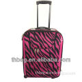 600D EVA pretty luggage set pink zebra trolley case